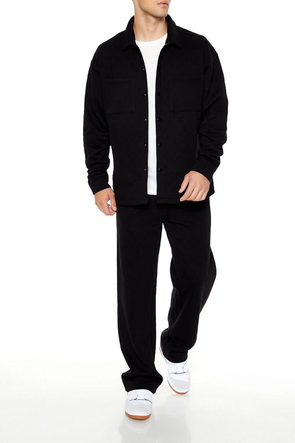 Quilted Fleece Shacket | Forever 21 Product Image