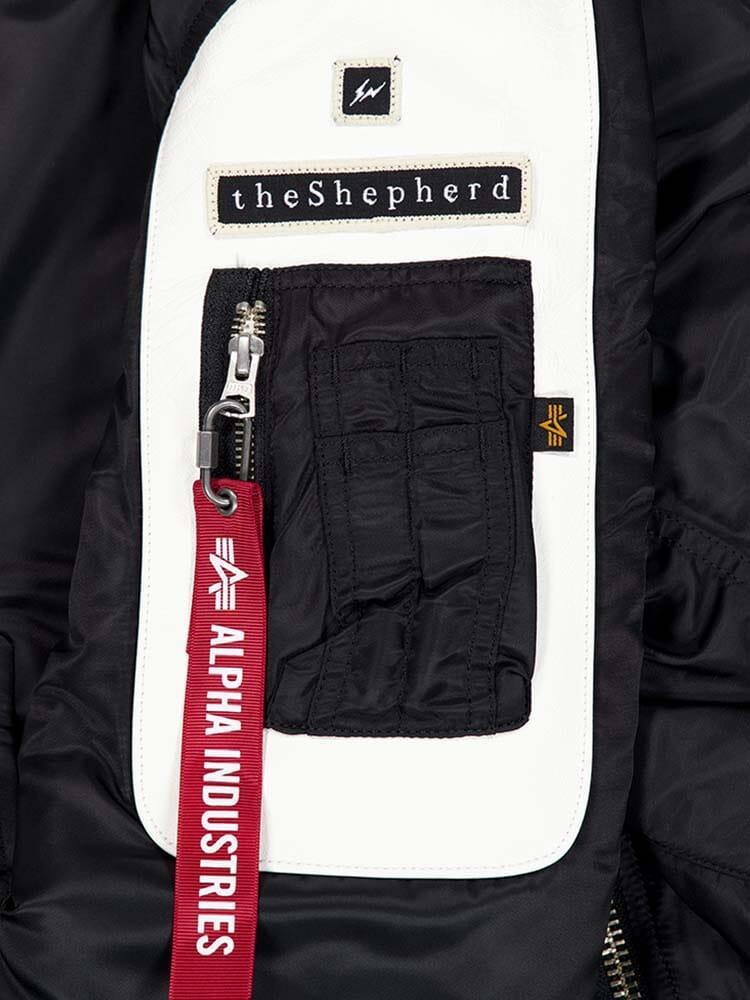 ALPHA X UNDERCOVER THE SHEPHERD MA-1 BOMBER JACKET Product Image