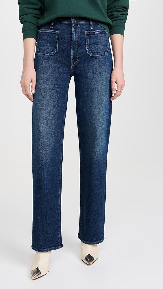 MOTHER Patch Pocket Rambler Zip Sneak Jeans | Shopbop Product Image