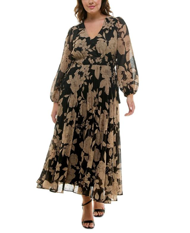 Taylor Womens Printed Maxi Dress Product Image