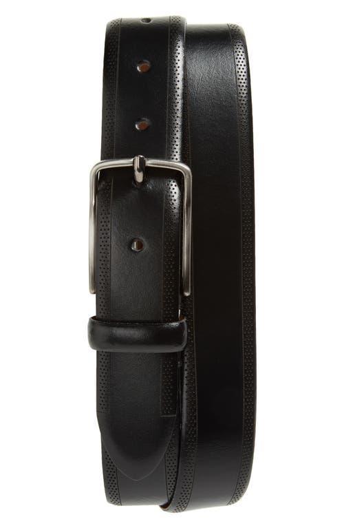 Johnston  Murphy Mens Edge Perforated Embossed Belt Product Image