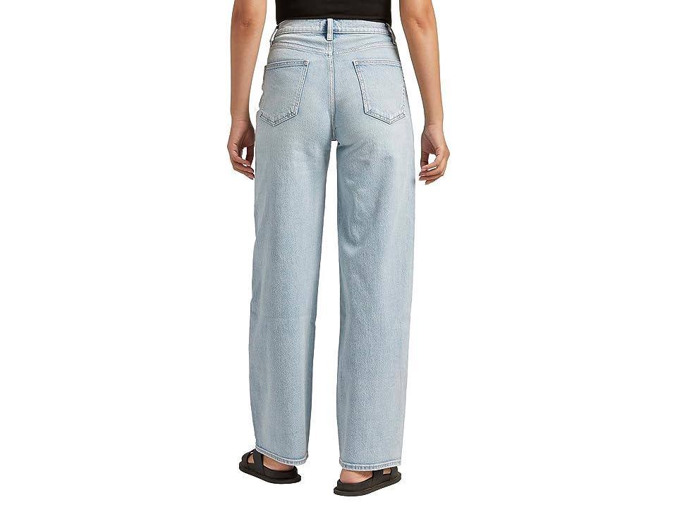 Silver Jeans Co. V-Front Mid-Rise Wide Leg Jeans L28944RCS141 (Indigo) Women's Jeans Product Image