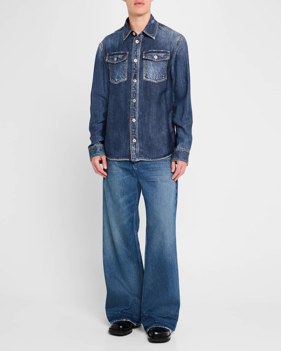 Mens Luca Wide-Leg Jeans Product Image