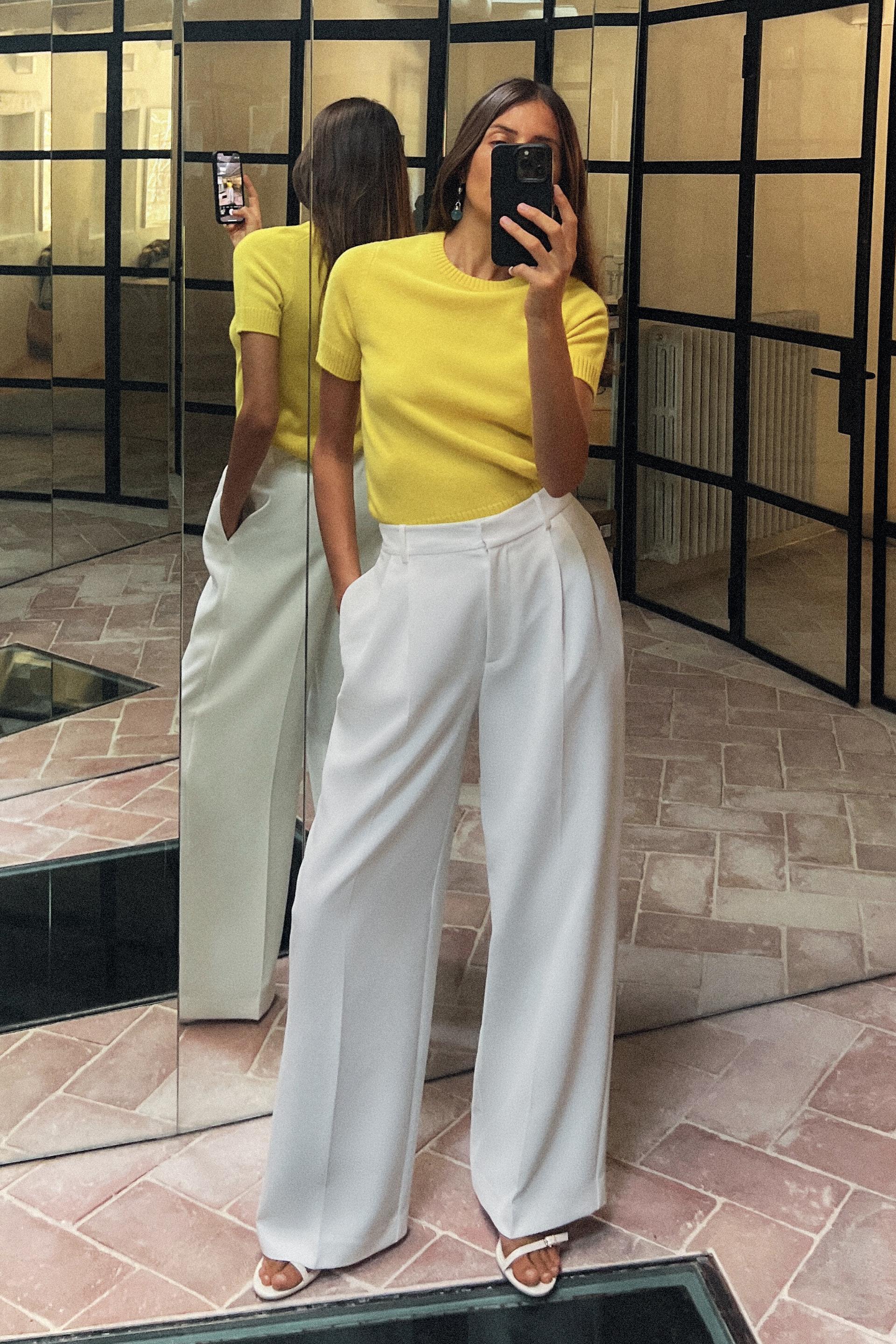 HIGH WAIST WIDE LEG PANTS product image