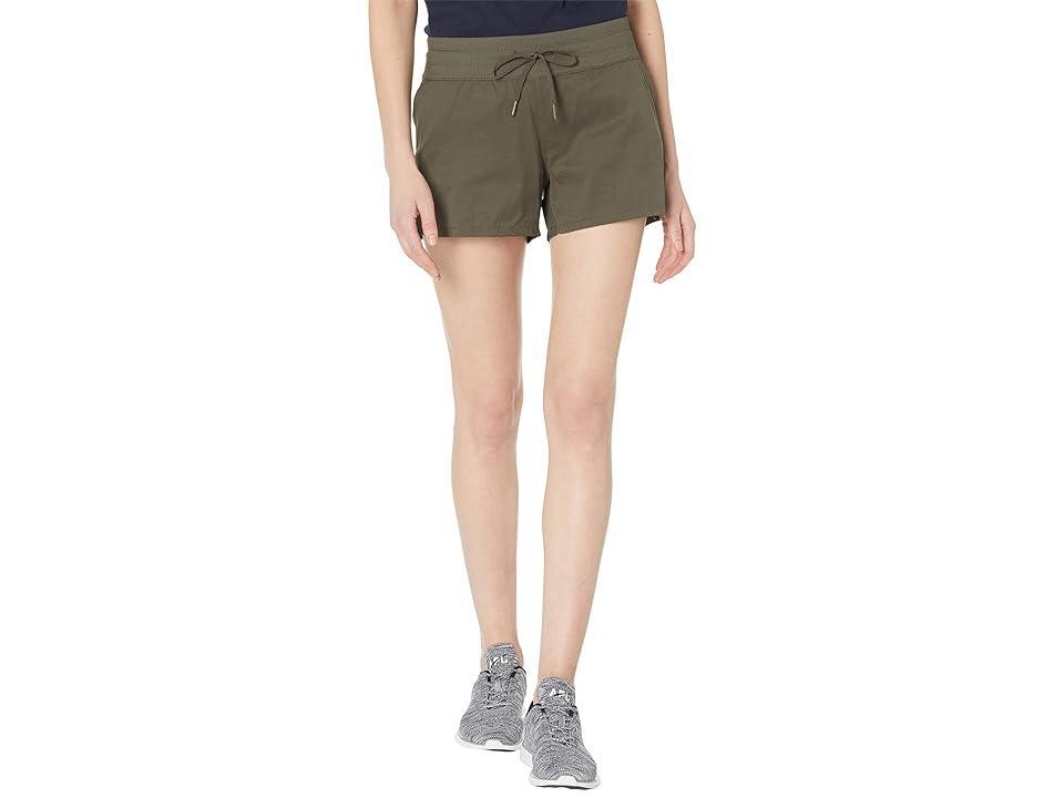 The North Face Aphrodite Motion Shorts (New Taupe Green) Women's Shorts Product Image