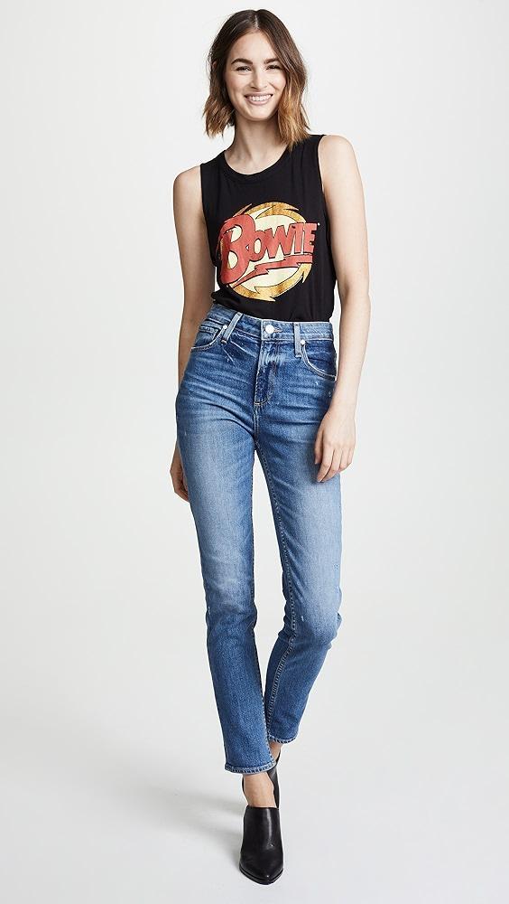 PAIGE High Rise Sarah Slim Jeans | Shopbop Product Image