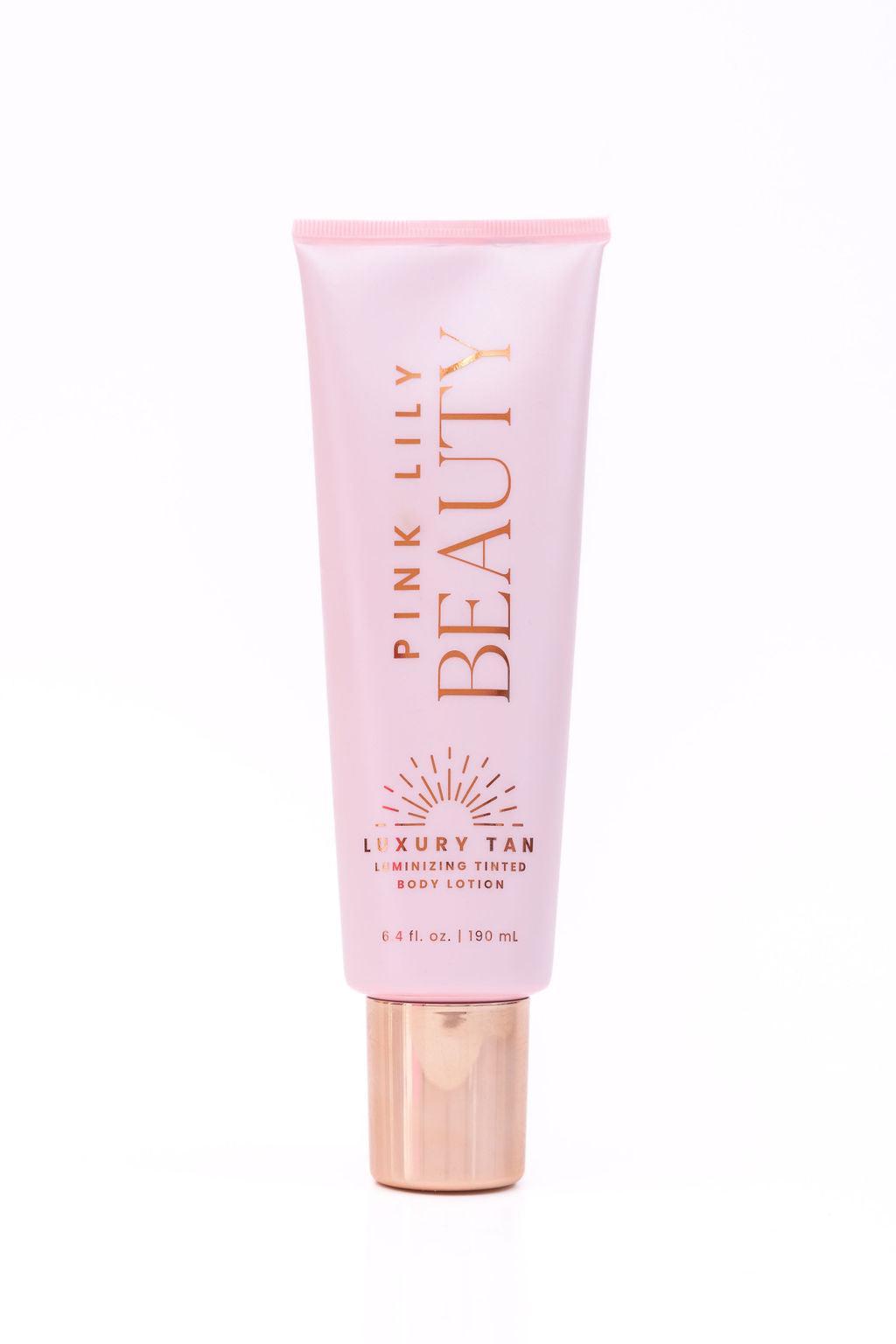 Pink Lily Luxury Tan Luminizing Body Lotion - Beachy Glow Product Image