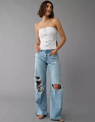 AE Denim Tube Top Product Image