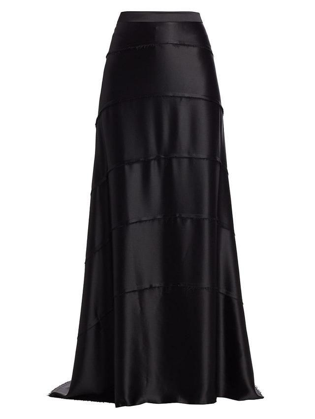 Womens Emery Satin Maxi Skirt Product Image