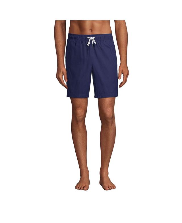 Lands End Mens 8 Solid Volley Swim Trunks Product Image