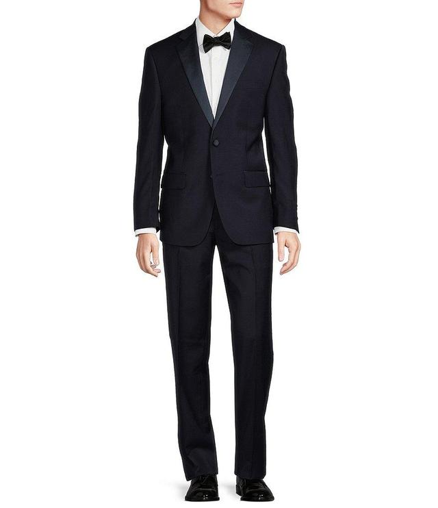 Hickey Freeman Classic Fit Flat Front Solid 2-Piece Tuxedo Suit Product Image