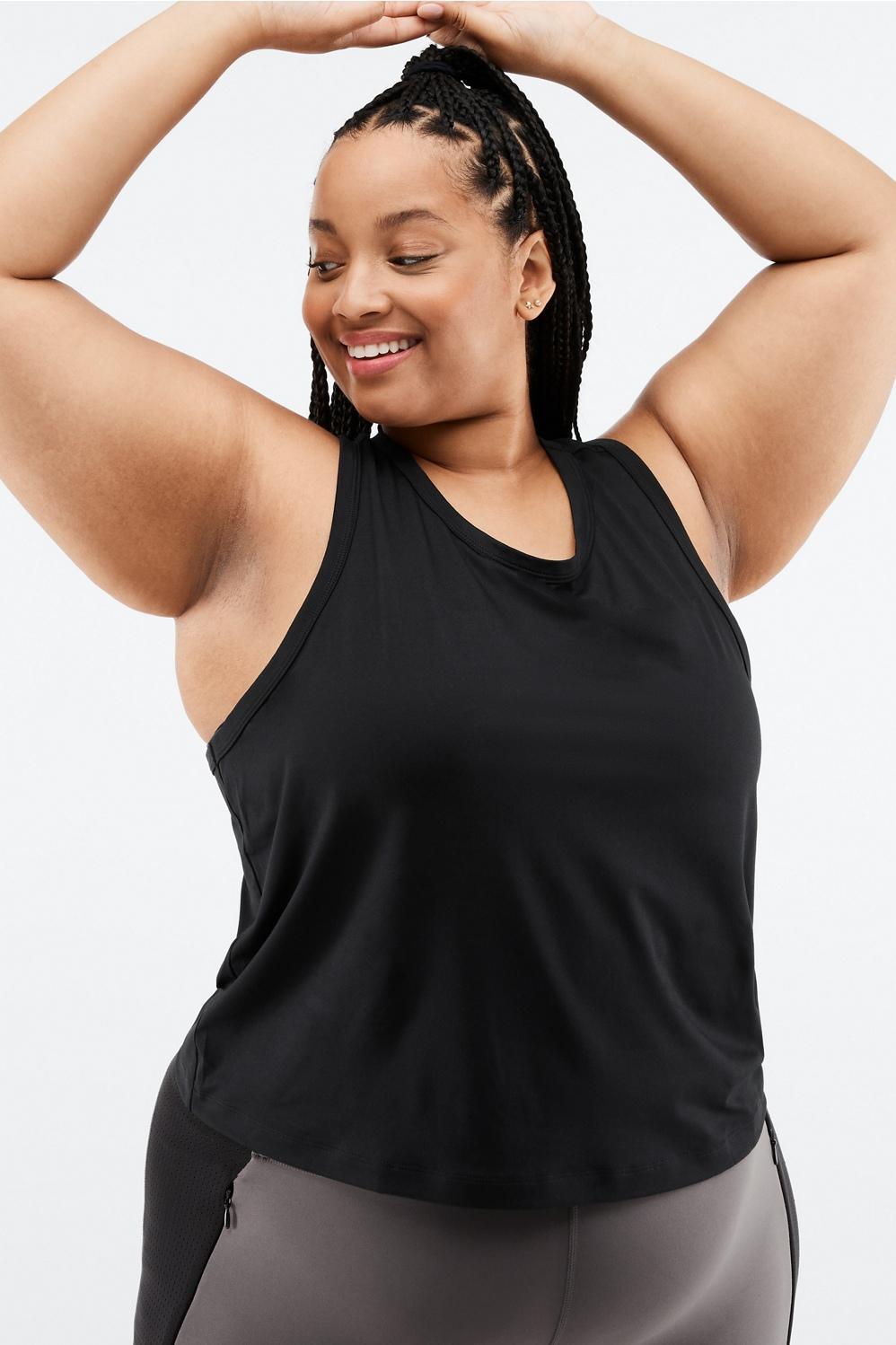 Fabletics Blake Tank Womens black plus Size 3X Product Image