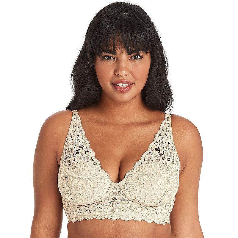 Maidenform Lightly Lined Convertible Lace Bralette DM1188, Womens Product Image