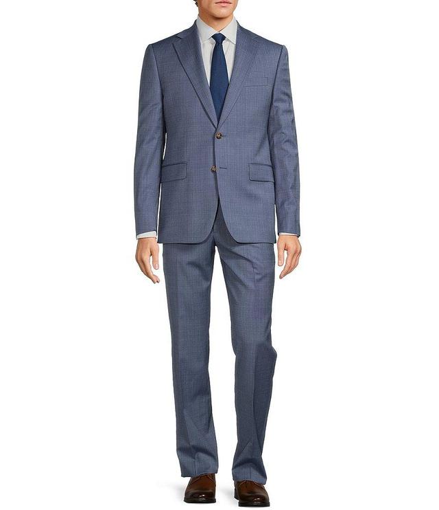 Hickey Freeman Modern Fit Flat Front Fancy Pattern 2-Piece Suit Product Image