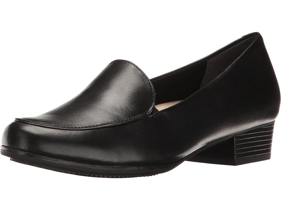 Trotters Monarch Leather Slip-On Block Heel Loafers Product Image