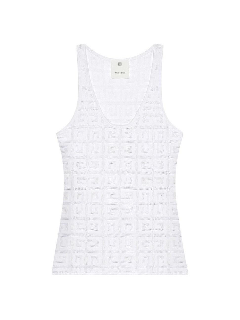 4G Pointelle Knit Tank Top Product Image