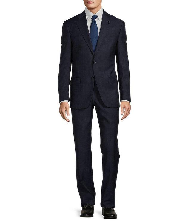 Hart Schaffner Marx New York Modern Fit Flat Front Fancy Pattern 2-Piece Suit Product Image