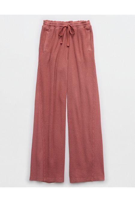 Aerie Waffle Wide Leg Skater Pant Women's Product Image