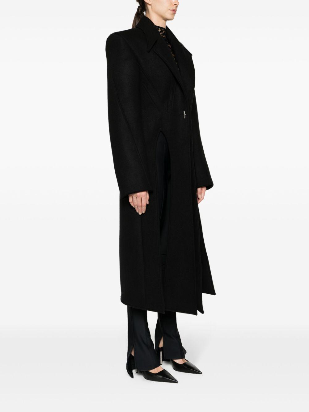 VALENTINO GARAVANI Mugler Coat In Black Product Image