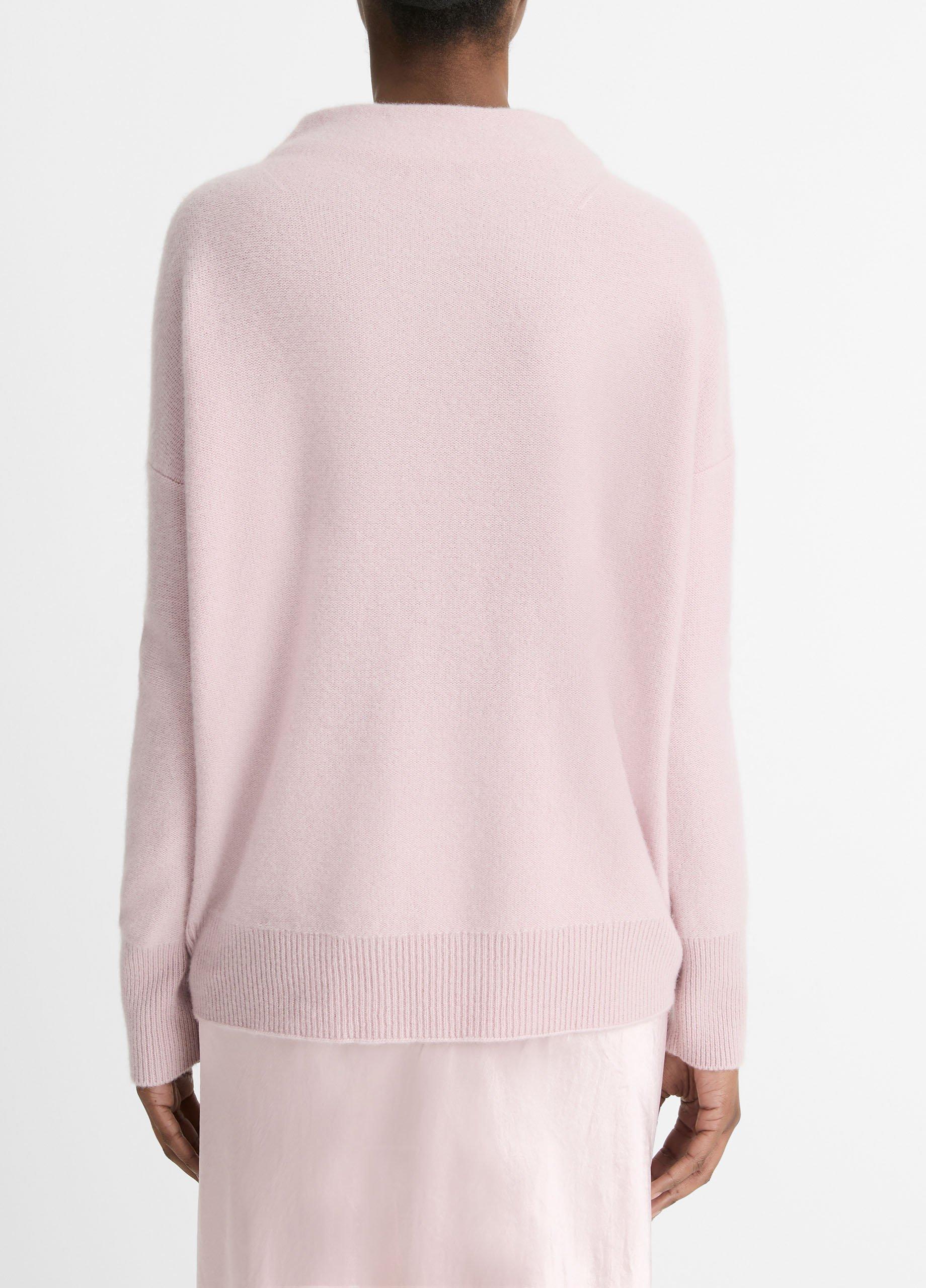 Plush Cashmere Funnel Neck Sweater Product Image