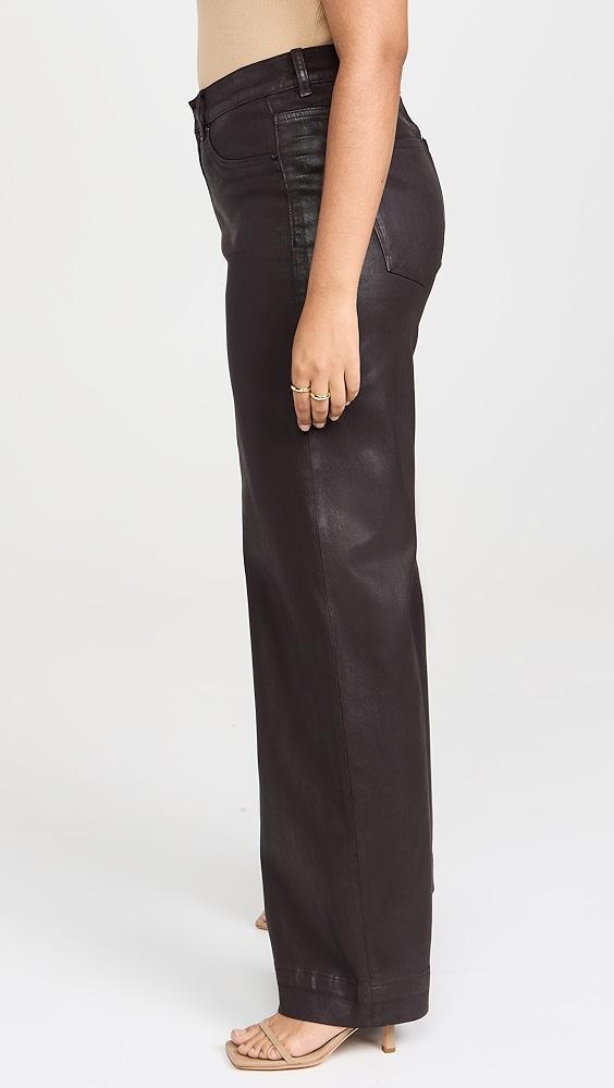 DL1961 Hepburn Wide Leg High Rise Coated Jeans | Shopbop Product Image