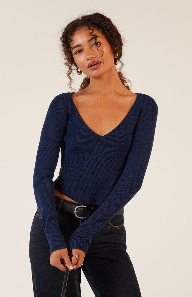 Womens Woodland V-Neck Sweater Product Image