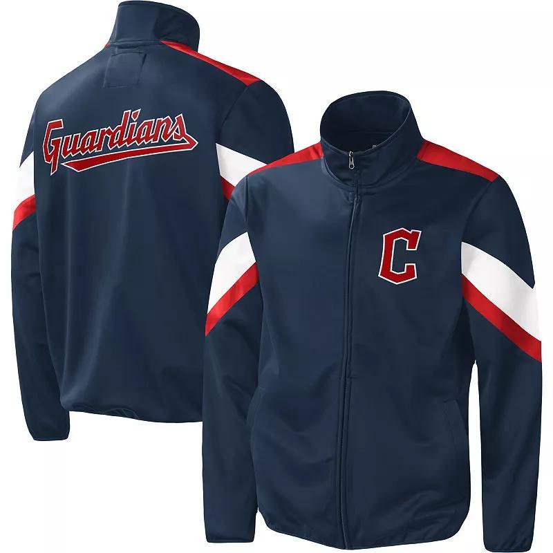 Mens G-III Sports by Carl Banks Navy Cleveland Guardians Earned Run Full-Zip Jacket Grd Blue Product Image