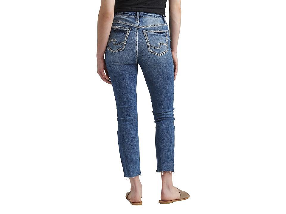 Silver Jeans Co. Hello Legs High-Rise Slim Straight Jeans L64421EKC217 (Indigo) Women's Jeans Product Image