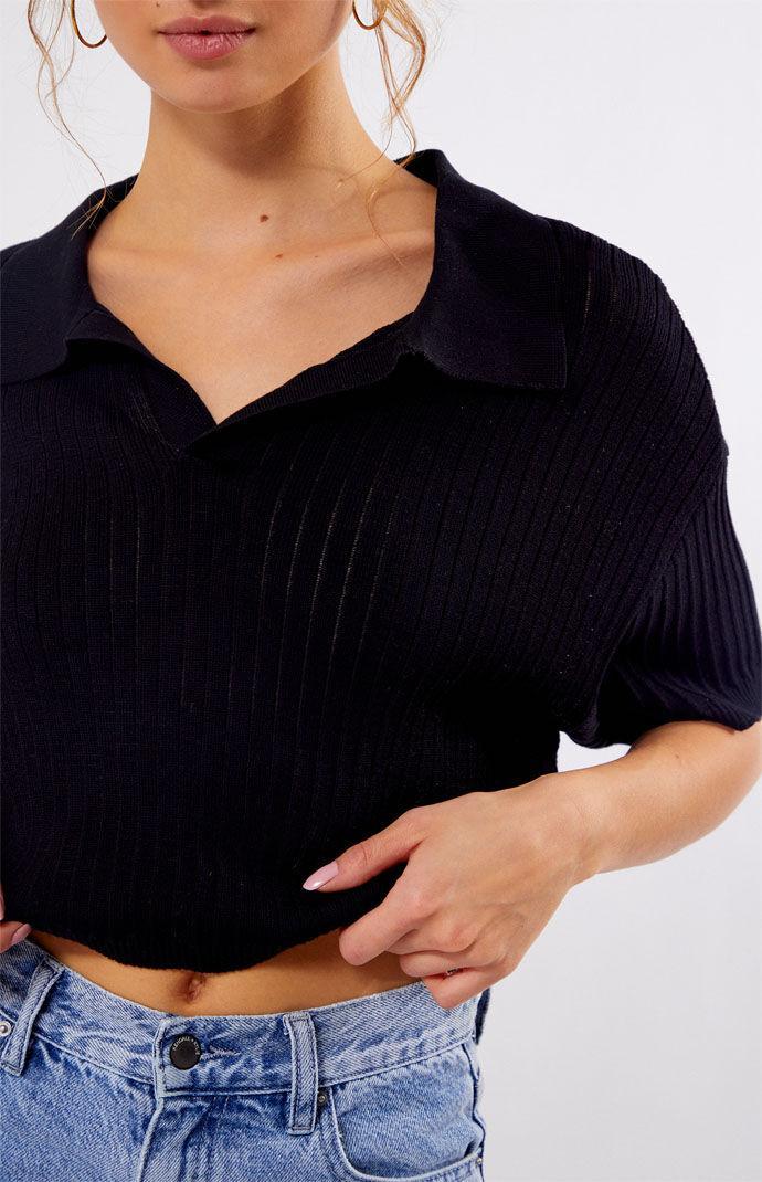 Women's Mckenna Polo Sweater Top Product Image