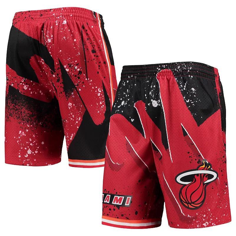 Mens Mitchell & Ness Miami Heat Hardwood Classics 1996 Hyper Hoops Swingman Shorts Product Image