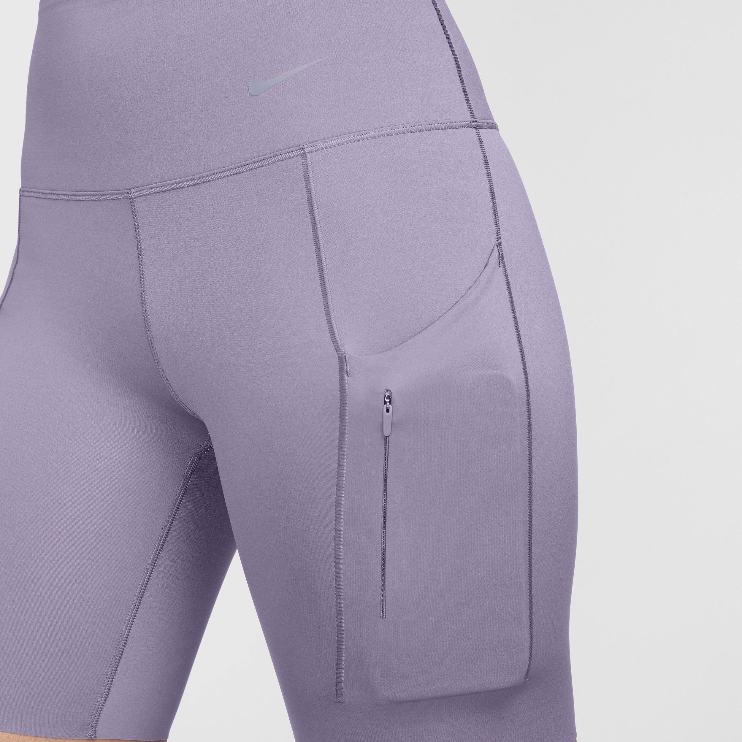 Nike Women's Go Firm-Support High-Waisted 8" Biker Shorts with Pockets Product Image