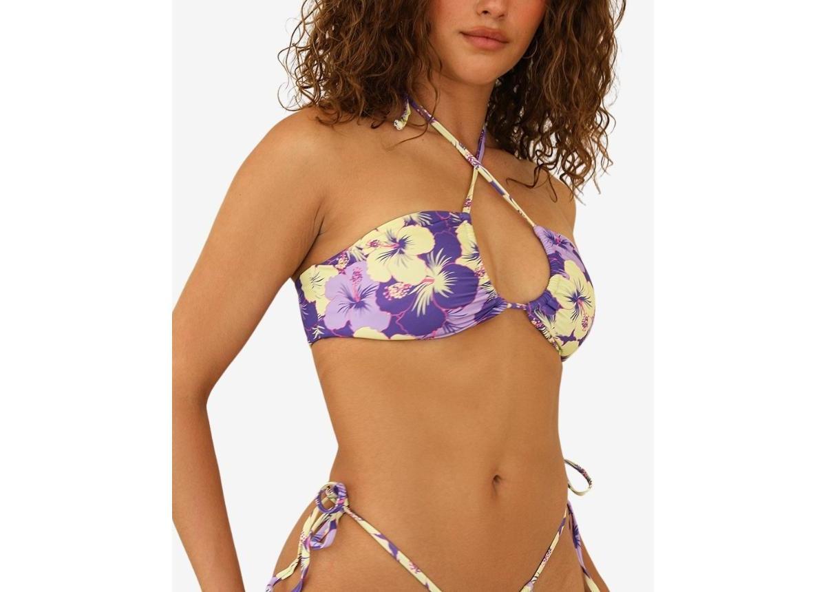 Dippin Daisys Womens Amalfi Bandeau Bikini Top - Purpleedium Product Image