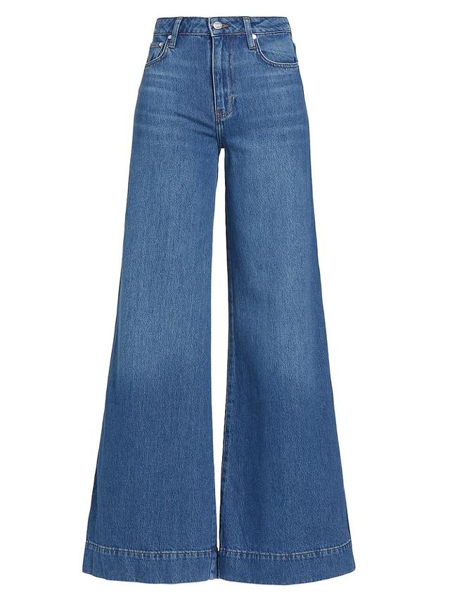 Womens Coralie High-Rise Wide-Leg Jeans Product Image