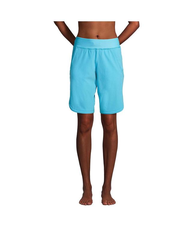 Lands End Womens 11 Quick Dry Modest Swim Shorts with Panty Product Image