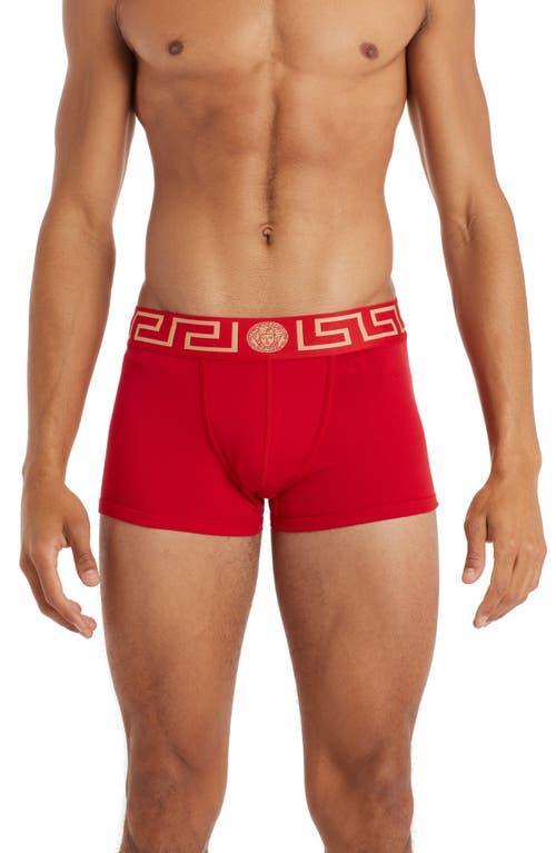 Versace Long Stretch Cotton Trunks Product Image