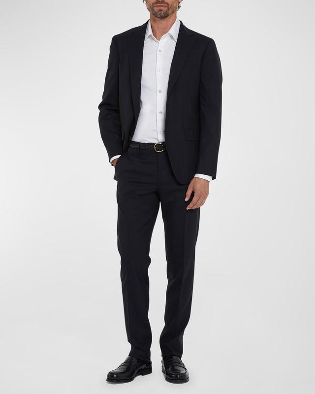 Mens Solid Wool Suit Product Image