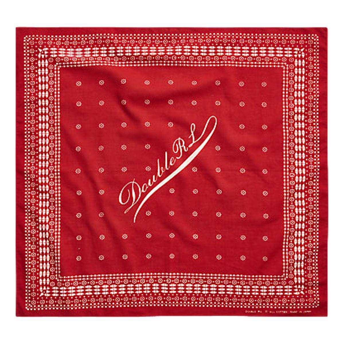 Logo Cotton Bandanna Turkey Red Cream Product Image