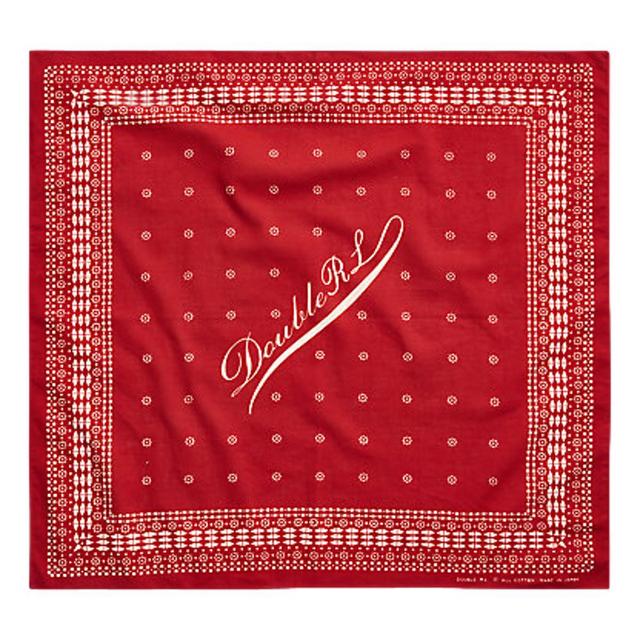 Logo Cotton Bandanna Turkey Red Cream Product Image