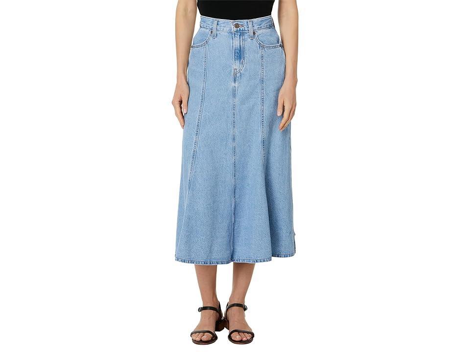 Womens Levis Fit & Flare Denim Skirt Product Image