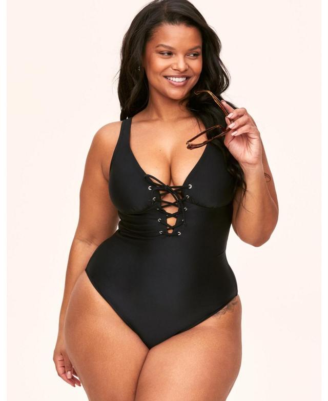 Evangeline Womens Plus-Size Swimwear One-Piece Product Image