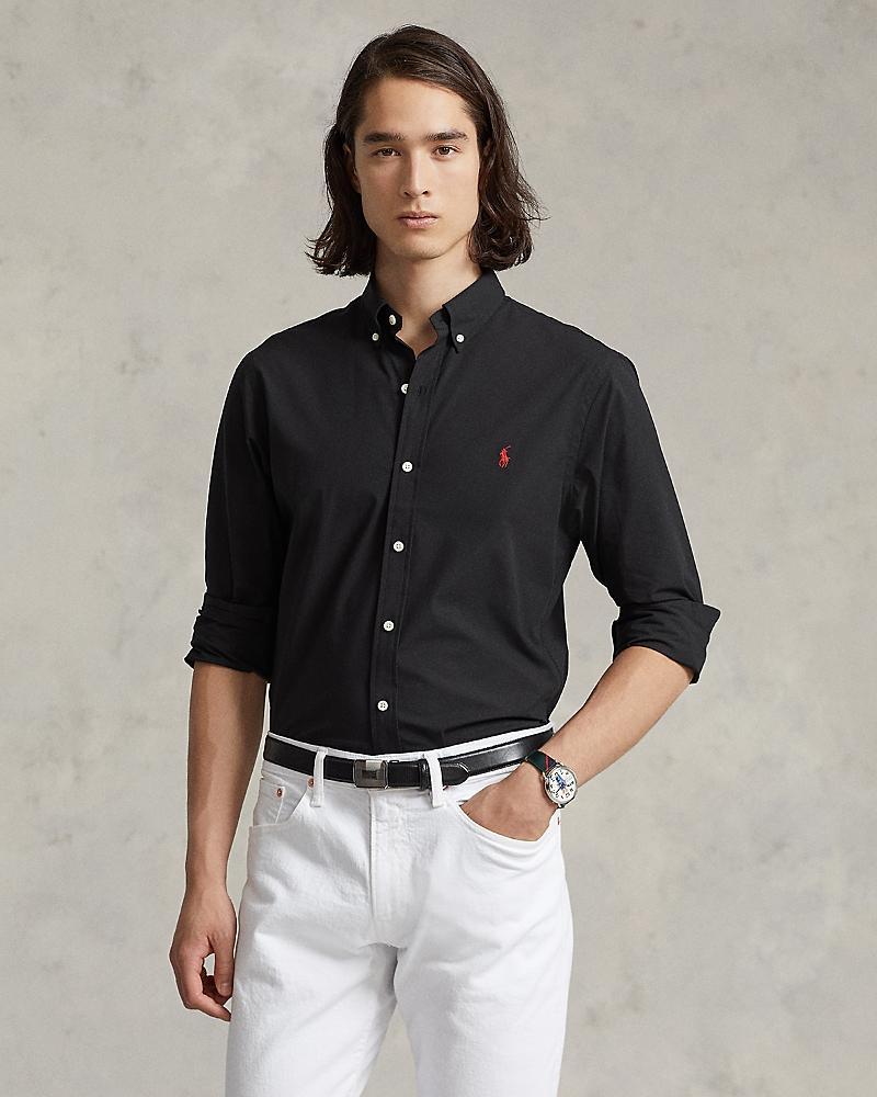 Polo Ralph Lauren Slim Fit Long Sleeve Poplin Button Down Shirt Product Image