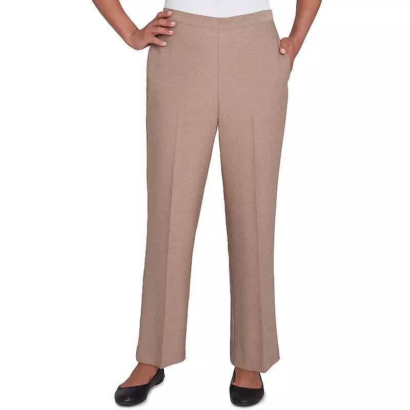 Petite Alfred Dunner Classic Pull-On Pants, Womens Product Image