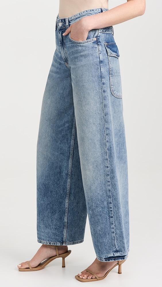 Free People Waterfalls Baggy Wide Leg Jeans | Shopbop Product Image