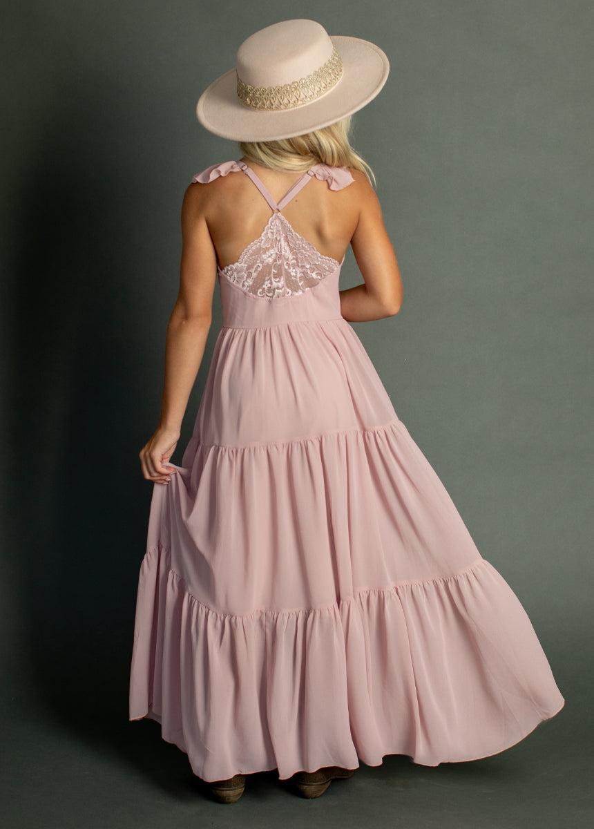 Varvara Dress in Nude Pink Product Image