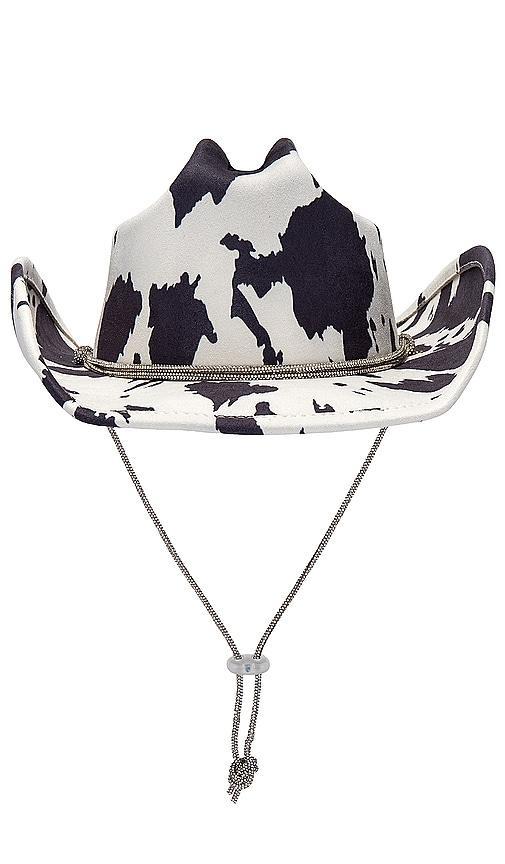 Cow Print Cowboy Hat Product Image