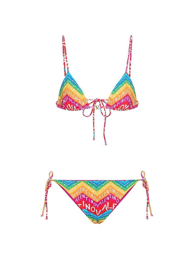 Womens Chevron Lycra Bikini 24 Product Image