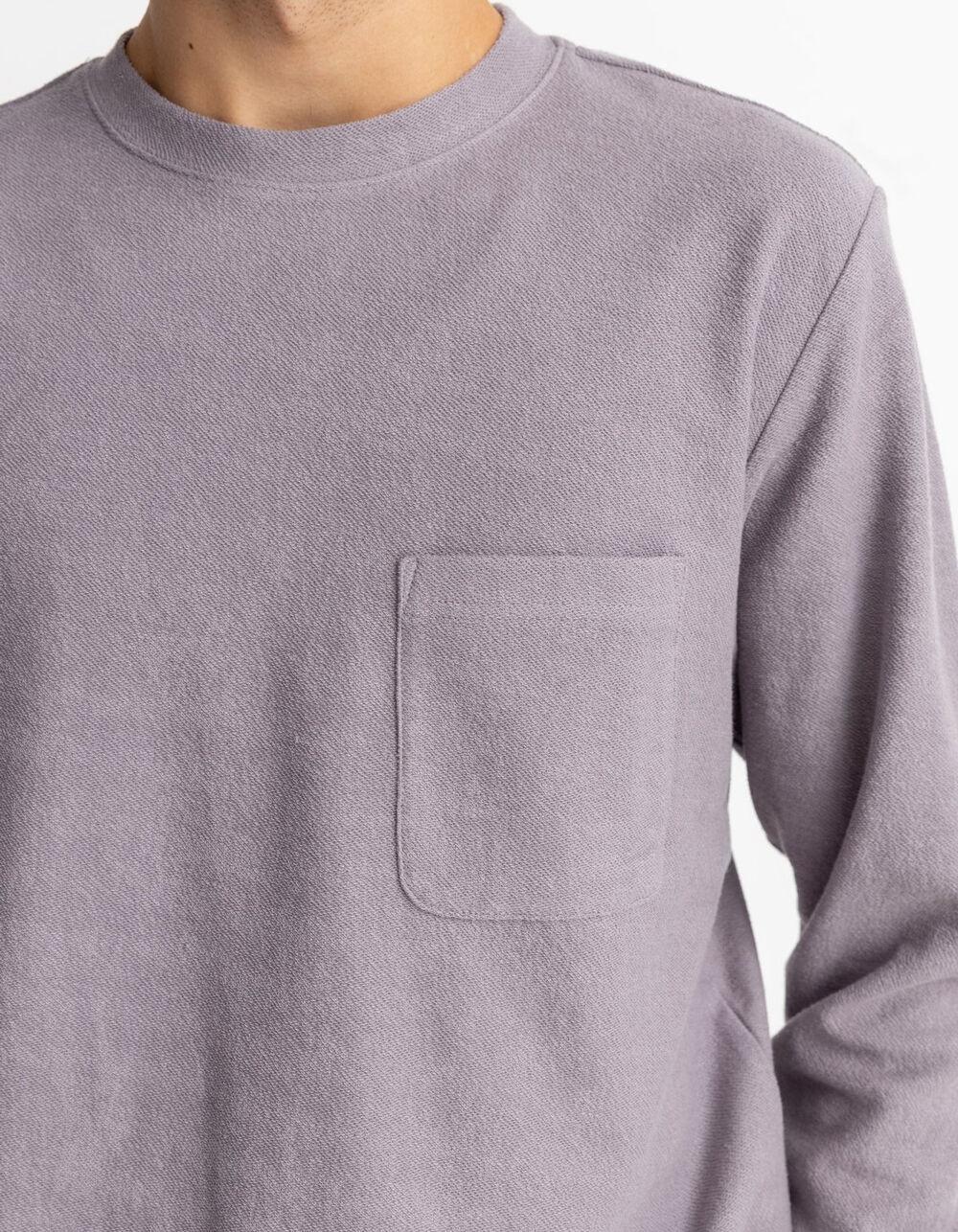 RHYTHM Vintage Terry Mens Long Sleeve Pocket Tee Product Image