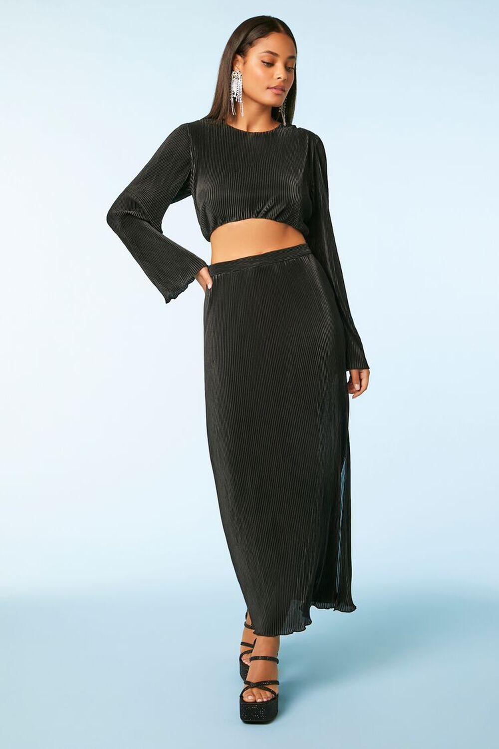 Ribbed Top & Maxi Skirt Set | Forever 21 product image