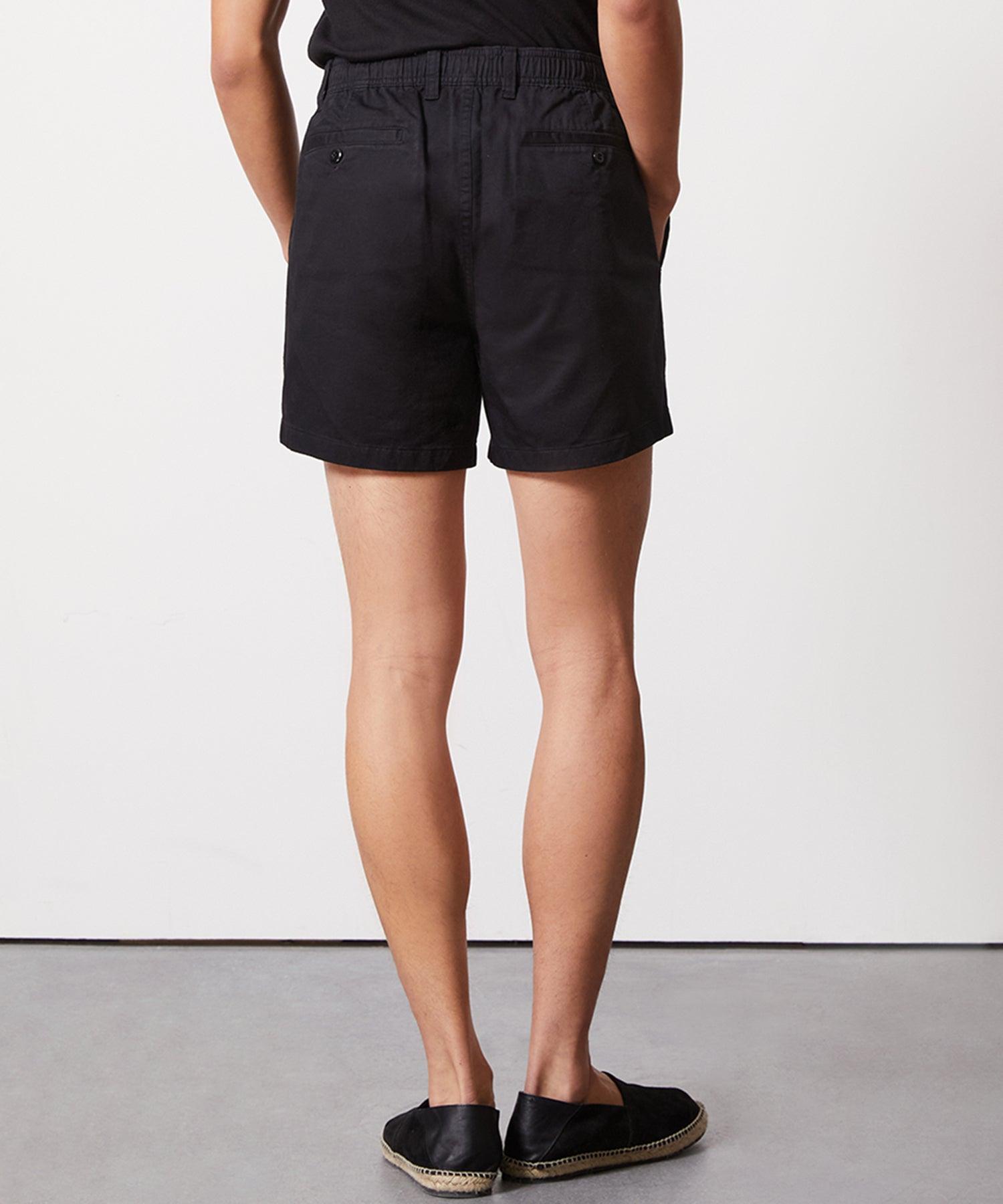 5" Cotton Beachcomber Short in Black Product Image