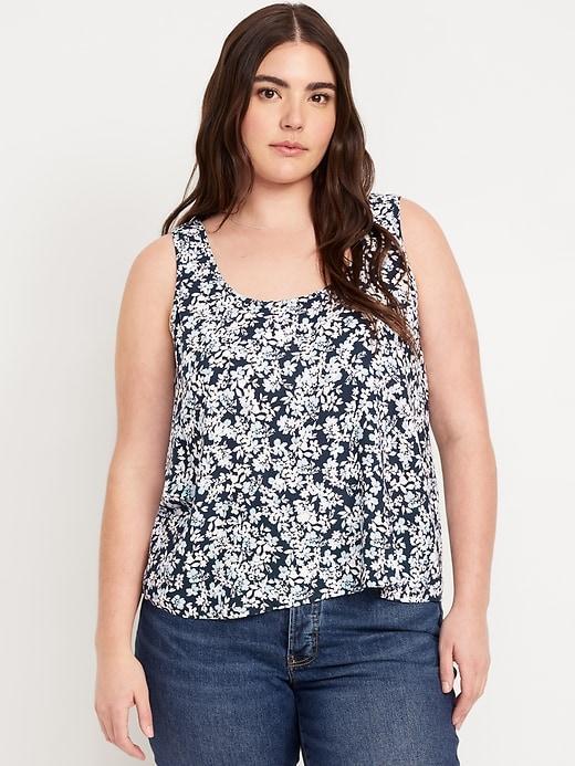 Sleeveless Shell Tank Product Image